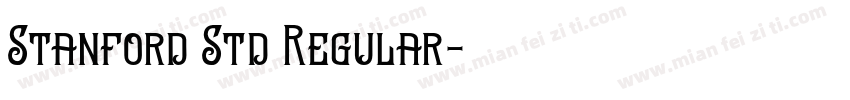 Stanford Std Regular字体转换